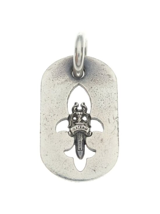 Chrome Hearts Jewelry - Chrome Hearts D Tag Sml Fle Dag Fudaga Dog Tag Small Necklace Top